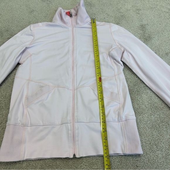 LULULEMON light pink coral pink reversible jacket Sz 4 - Picture 6 of 9